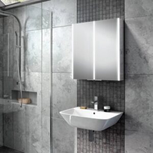 HiB Xenon 60 LED Mirror Cabinet