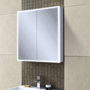 HiB Qubic 50 LED Mirror Cabinet