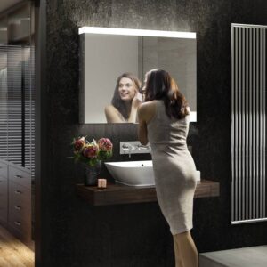 HiB Apex 100 LED Mirror Cabinet