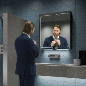 HiB Vapor 60 Demisting LED Mirror Cabinet