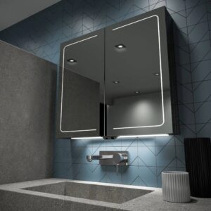 HiB Vapor 80 Demisting LED Mirror Cabinet