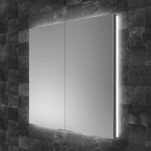 HiB Atrium 60 Semi-Recessed Recessed LED Mirror Cabinet
