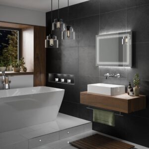 HiB Outline 80 LED Mirror