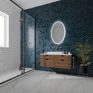 HiB Arena 80 Oval LED Mirror