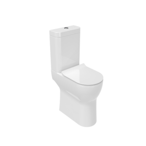 Saneux Air Rimless Close-Coupled Open Back Pan Set