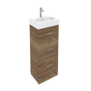 Saneux Austen 3-Drawer Floor Standing Vanity Unit 600mm