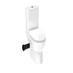 Saneux Austen Rimless Close-Coupled Pan Left Hand Soil Exit