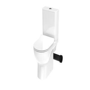 Saneux Austen Rimless Close-Coupled Pan Right Hand Soil Exit