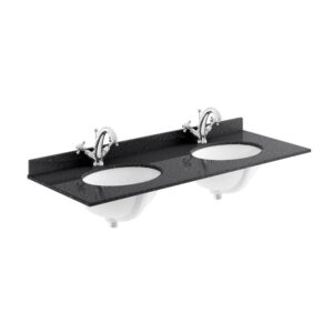 Bayswater Marble Double Furniture Basin Top 1200mm