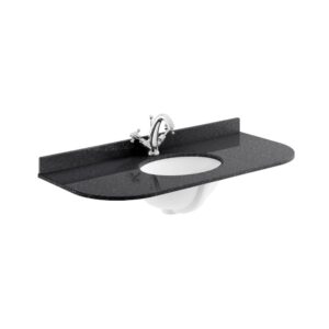 Bayswater Curved Marble Furniture Basin Top 1000mm