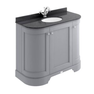 Bayswater 3-Door Curved Vanity Unit 1000mm