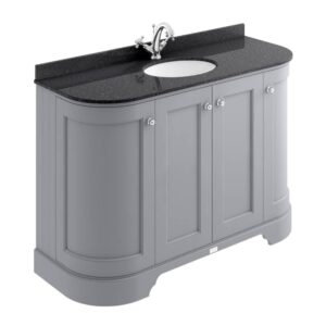 Bayswater 4-Door Curved Vanity Unit 1200mm