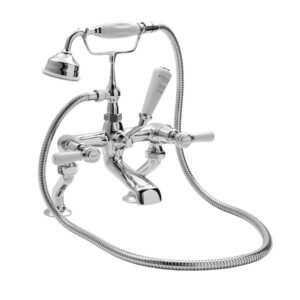 Bayswater Lever Dome Deck Mounted Bath Shower Mixer