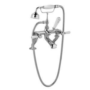 Bayswater Lever Hex Deck Mounted Bath Shower Mixer