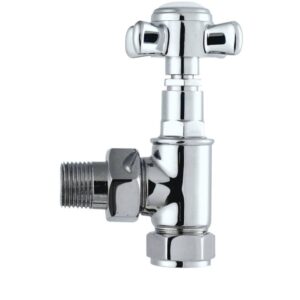 Bayswater Victorian Angled Crosshead Radiator Valves (Pair)