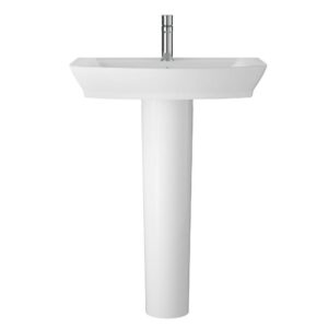 Hudson Reed Maya Wall Hung Basin 650mm & Pedestal