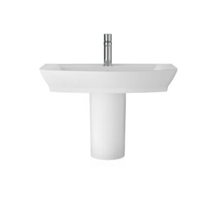 Hudson Reed Maya Wall Hung Basin 550mm & Semi Pedestal