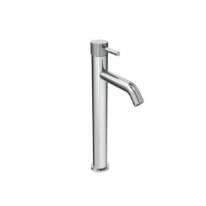 Saneux Cos Tall Basin Mixer With Knurled Handle