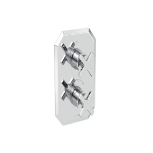Saneux Cromwell 1-Way Thermostatic Shower Valve Kit With Cross Handles