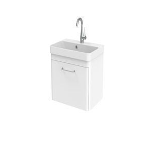 Saneux Hyde 1-Drawer Wall Hung Vanity Unit 550mm
