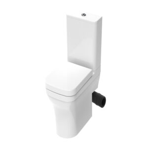 Saneux Indigo Rimless Close-Coupled Pan Right Hand Soil Exit
