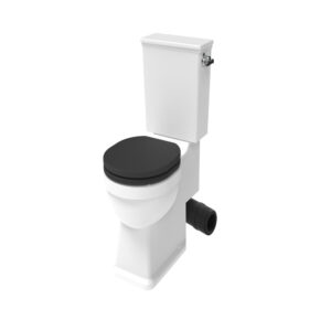 Saneux Sofia Rimless Close-Coupled Pan Right Hand Soil Exit