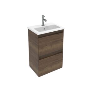 Saneux Uni 2-Drawer Wall Hung Vanity Unit 500mm