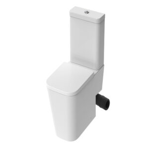 Saneux Matteo Rimless Close-Coupled Pan Right Hand Soil Exit