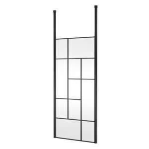Hudson Reed Abstract Frame Wetroom Screen With Ceiling Posts 700mm