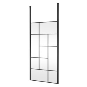 Hudson Reed Abstract Frame Wetroom Screen With Ceiling Posts 800mm