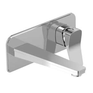 JTP Hix Wall Mounted Single Lever Basin Mixer