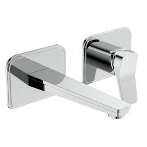 JTP Hix Wall Mounted Single Lever Basin Mixer