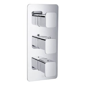 JTP Hix Thermostatic Concealed 2 Outlet Shower Valve