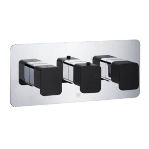JTP Axel Thermostatic Concealed 2 Outlet Shower Valve
