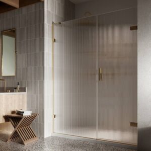 Roman Showers Liberty 8 Fluted Inline Panel For Alcove Fitting Right Hand 1200mm